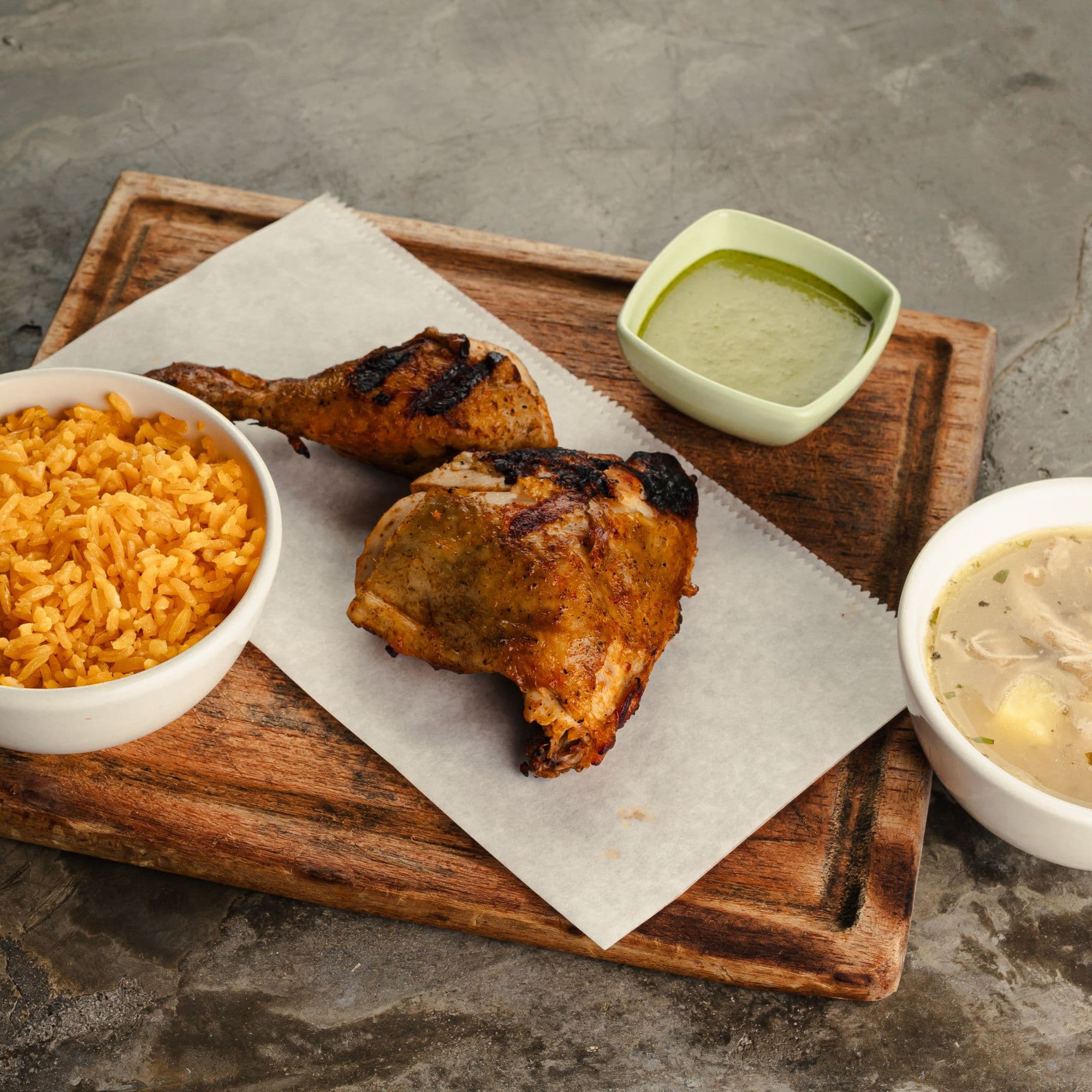1/4 de Pollo